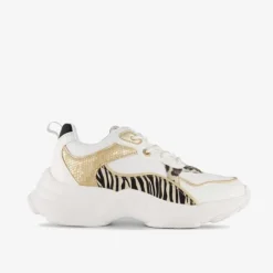 Blue Box Meisjes dad sneakers met tijgerprint Sale