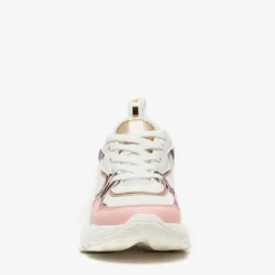 Blue Box Meisjes dad sneakers wit roze zebraprint Sale