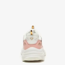 Blue Box Meisjes dad sneakers wit roze zebraprint Sale