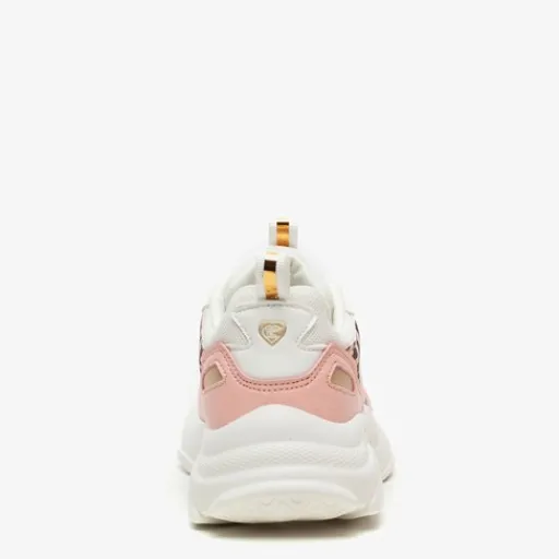 Blue Box Meisjes dad sneakers wit roze zebraprint Sale