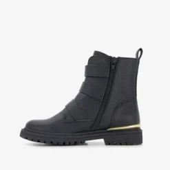 Blue Box Meisjes enkellaarsjes met hartjes gespen zwart Best