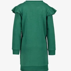TwoDay Meisjes jurk met ruches groen Hot
