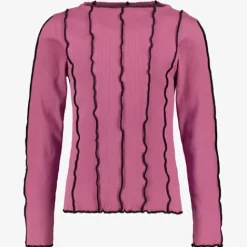 MyWay Meisjes longsleeve shirt roze zwart Best