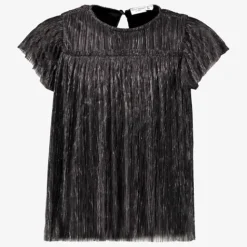 Name it Meisjes plisse top zwart Sale