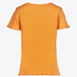 TwoDay Meisjes rib T-shirt oranje Outlet