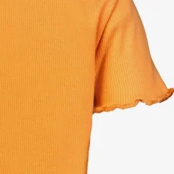 TwoDay Meisjes rib T-shirt oranje Outlet