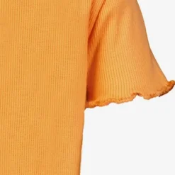 TwoDay Meisjes rib T-shirt oranje Sale