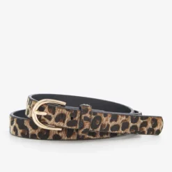 Scapino Meisjes riem met panterprint bruin Discount