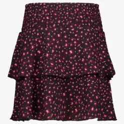TwoDay Meisjes rok met ruches en print zwart roze Sale