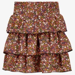TwoDay Meisjes rok met ruches en bloemenprint Hot