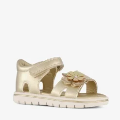 Blue Box Meisjes sandalen met bloemen goud Hot