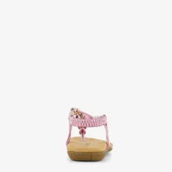 Blue Box Meisjes sandalen met gouden kralen Best