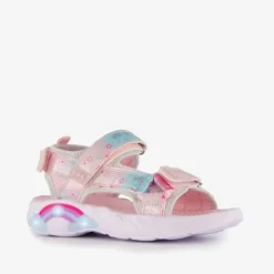 Blue Box Meisjes sandalen met lichtjes roze pastel New