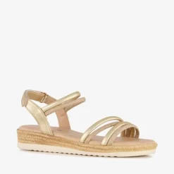 Blue Box Meisjes sandalen met sleehakje goud Clearance