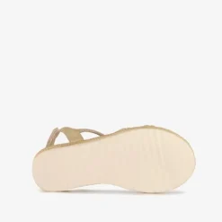 Blue Box Meisjes sandalen met sleehakje goud Clearance