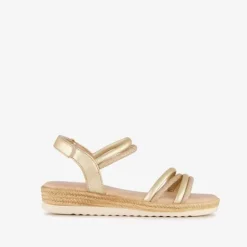 Blue Box Meisjes sandalen met sleehakje goud Clearance