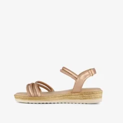 Blue Box Meisjes sandalen met sleehakje rose goud Discount