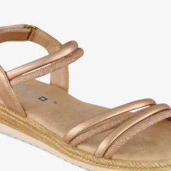 Blue Box Meisjes sandalen met sleehakje rose goud Discount