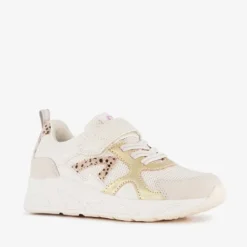 Blue Box Meisjes sneakers met panterprint details beige Online