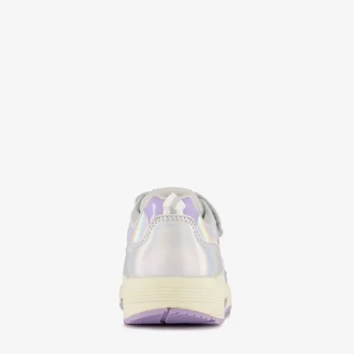 Blue Box Meisjes sneakers metallic zilver paars Discount
