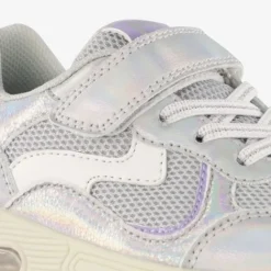 Blue Box Meisjes sneakers metallic zilver paars Discount