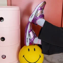 Blue Box Meisjes sneakers metallic paars