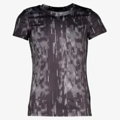 Osaga Meisjes sport T-shirt zwart/grijs Discount