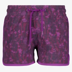 Osaga Meisjes sweat short met print paars