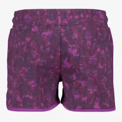 Osaga Meisjes sweat short met print paars