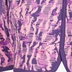 Osaga Meisjes sweat short met print paars roze Hot