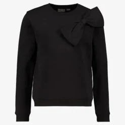TwoDay Meisjes sweater met strik zwart Sale
