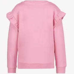 TwoDay Meisjes sweater met vlinders en ruches New