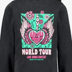 TwoDay Meisjes sweatjurk met backprint Clearance