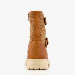 Blue Box Meisjes teddy biker boots bruin Online