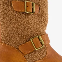 Blue Box Meisjes teddy biker boots bruin Online