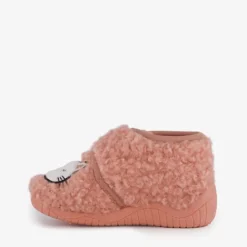 Thu!s Meisjes teddy pantoffels met kat roze Outlet