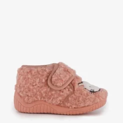 Thu!s Meisjes teddy pantoffels met kat roze Outlet