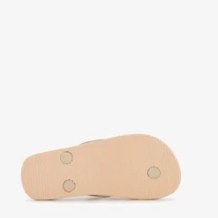 Scapino Meisjes teenslippers met glitters geel goud Discount