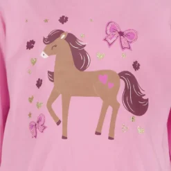 TwoDay Meisjes trui met paard en vlinders roze Outlet