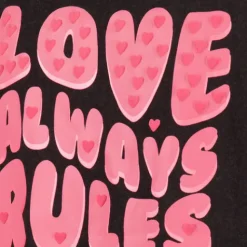 TwoDay Meisjes T-shirt met backprint zwart New