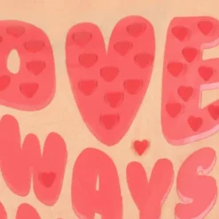 TwoDay Meisjes T-shirt met backprint roze Clearance