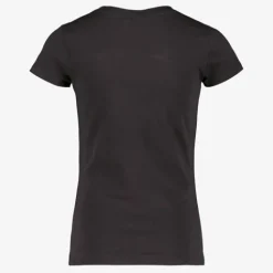 TwoDay Meisjes T-shirt met bloemetjes zwart Clearance