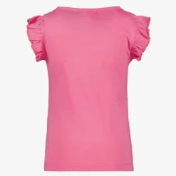 TwoDay Meisjes T-shirt met vlinders roze Best