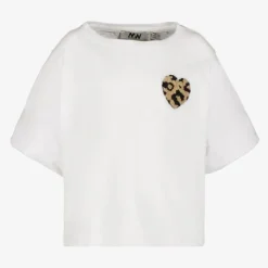 MyWay Meisjes T-shirt met wijde mouwen wit
