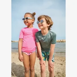 Osaga Meisjes UV zwemshirt met korte mouwen roze