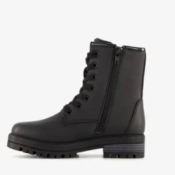 Blue Box Meisjes veterboots met hartje zwart Hot