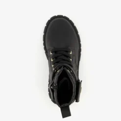 Blue Box Meisjes veterboots met tasje zwart Clearance