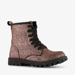 Blue Box Meisjes veterboots metallic roze zwart Online