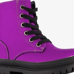 Blue Box Meisjes veterboots paars New