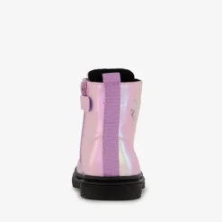 Blue Box Meisjes veterboots paars met hartje Clearance